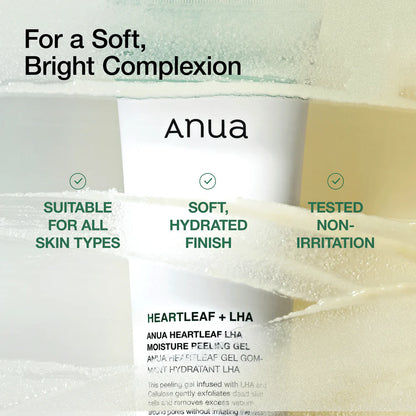 ANUA - Heartleaf LHA Moisture Peeling Gel - 120ml