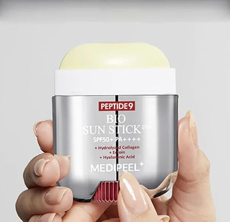 Medi-Peel - Protector solar en barra Bio Sun Stick Pro con 9 péptidos SPF50+ PA++++ - 19 g