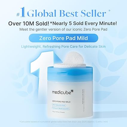 Medicube Zero Pore Mild Pad 155g