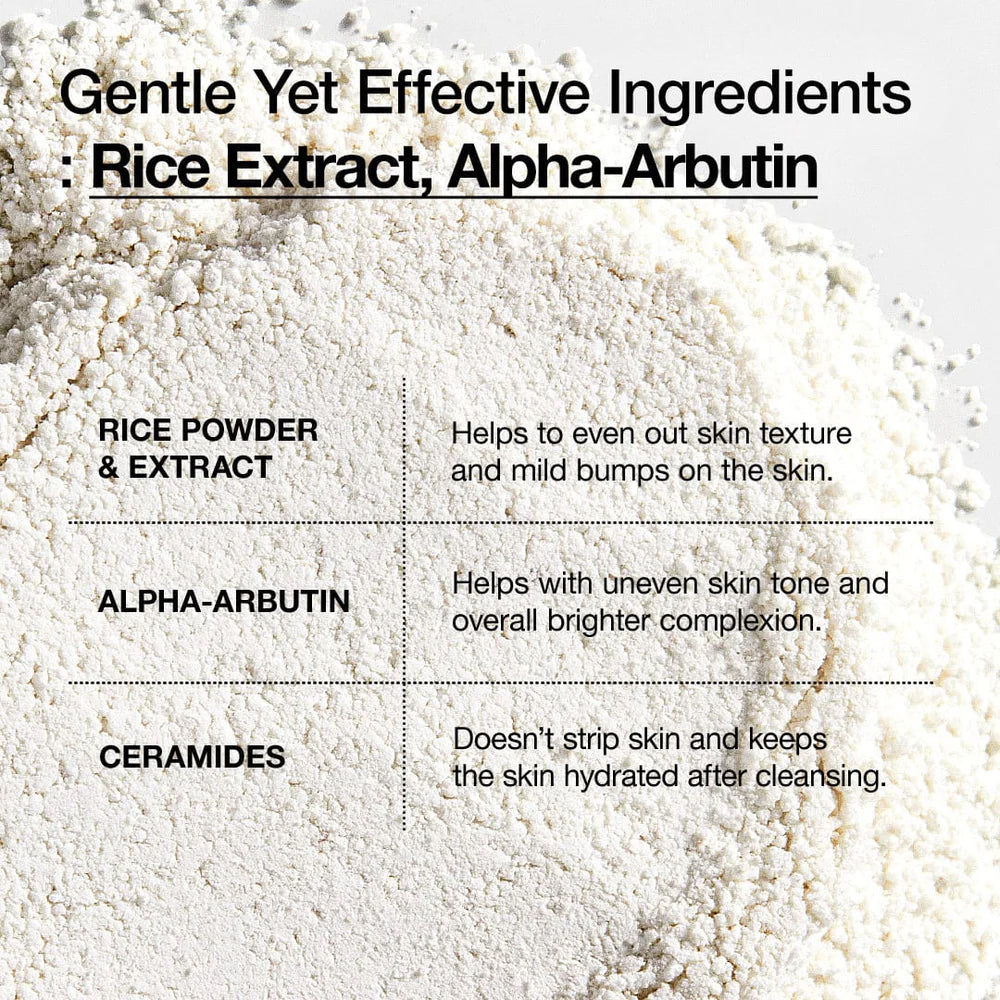 ANUA - Rice Enzyme Brightening Cleansing Powder - 40g