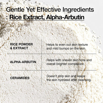 ANUA - Rice Enzyme Brightening Cleansing Powder - 40g