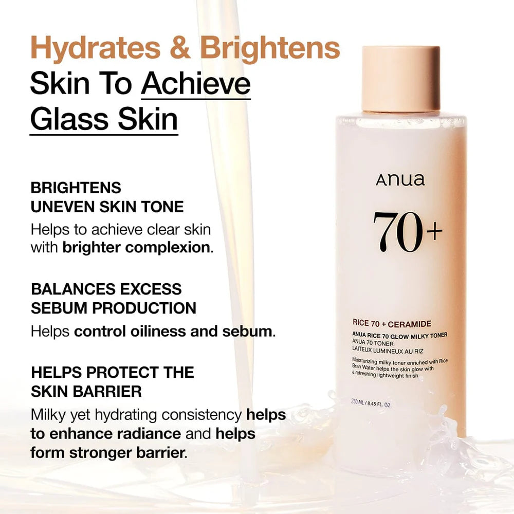 Anua - Rice 70 Glow Milky Toner Mini, 40ml
