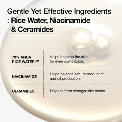 Anua - Rice 70 Glow Milky Toner Mini, 40ml